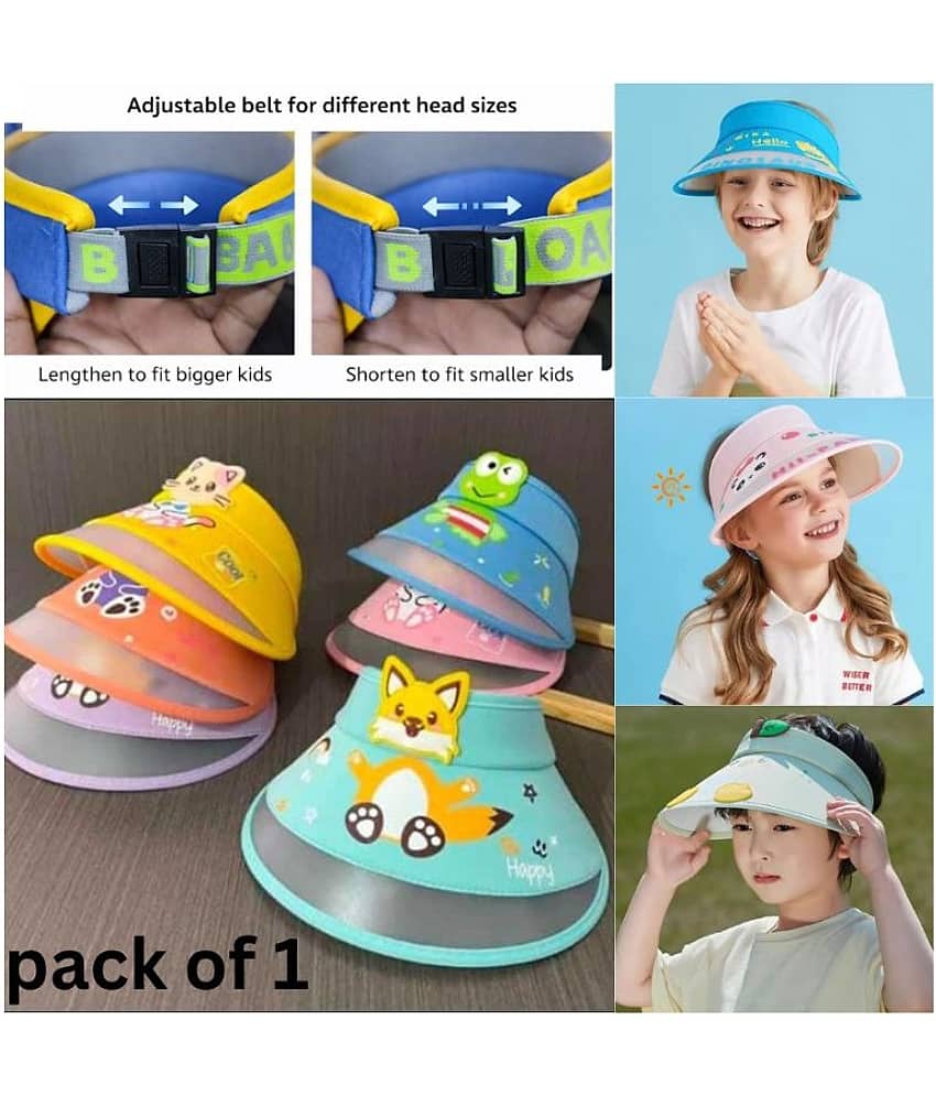 BBYARAJ Pack of 1 Unisex for Baby Hats ( Multicoloured )