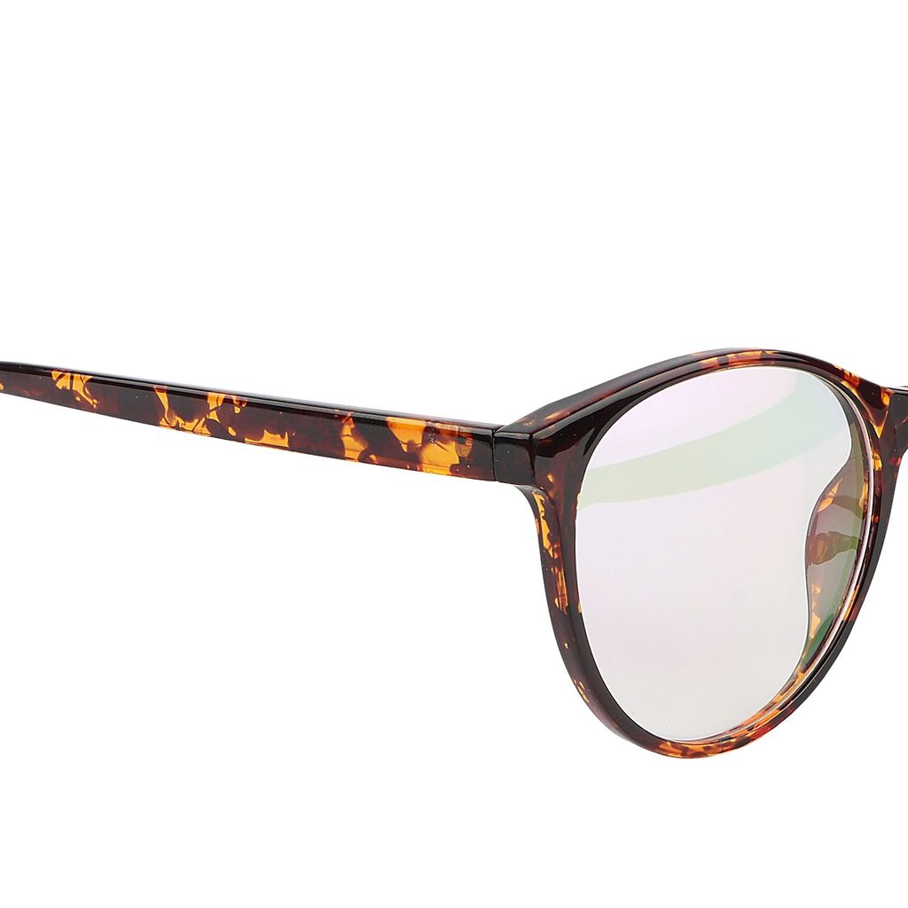 Jodykoes Oversize Fashionable Anti Glare Round Frame (Tiger Print) view 2