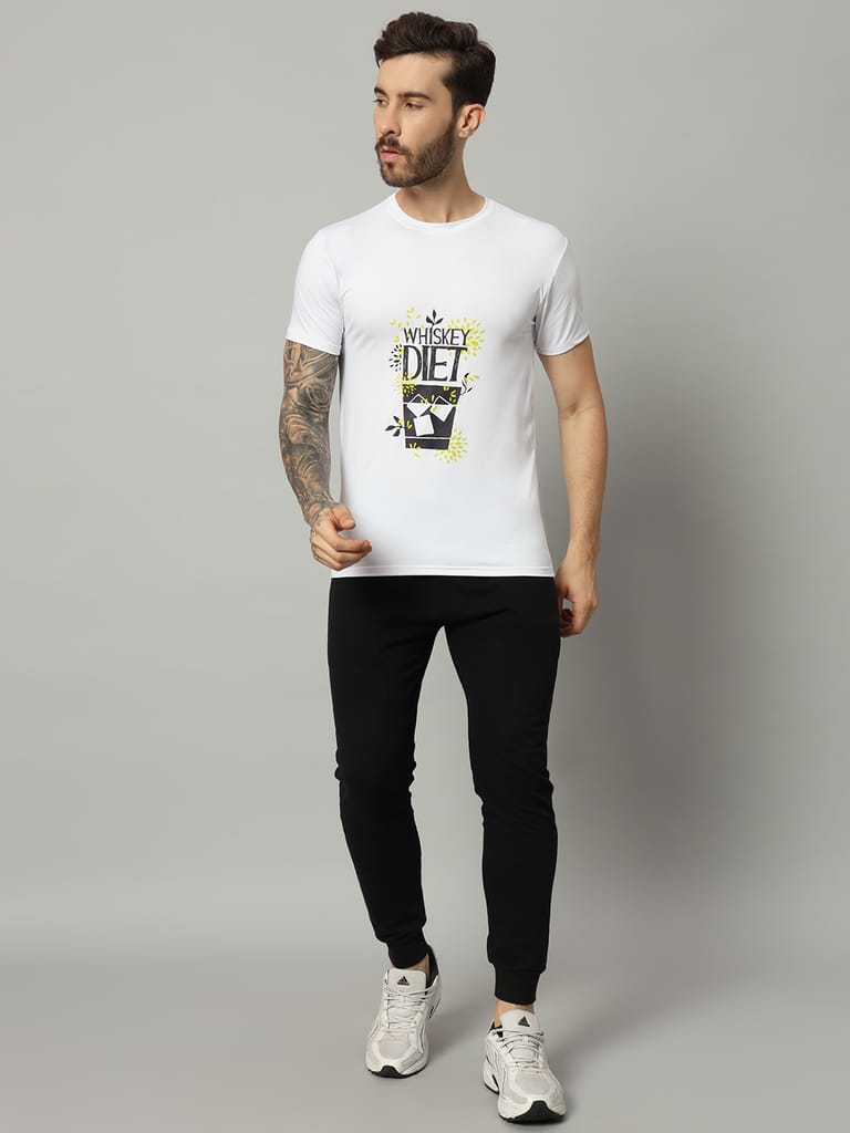 Savvy X Wear Men's Solid Round Neck Performance T-Shirt view 2