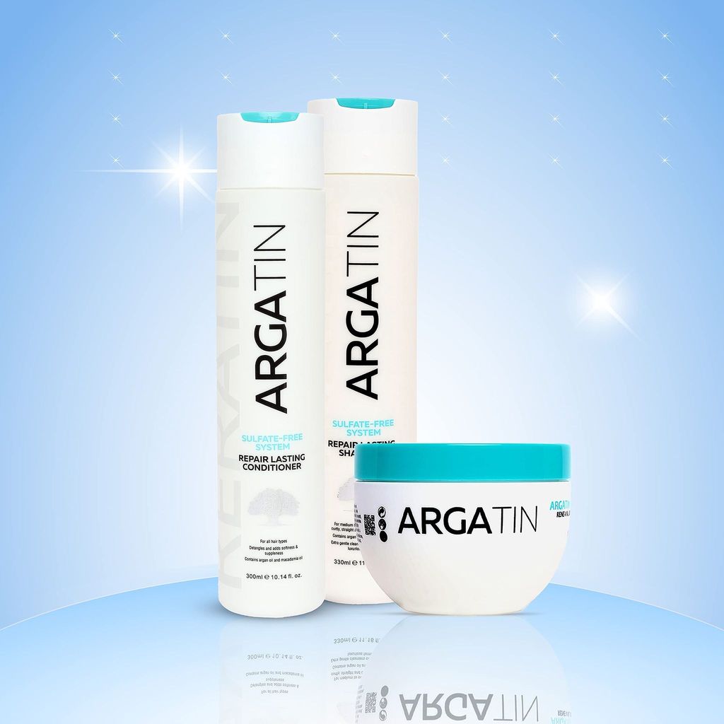 Repair Lasting Shampoo and Conditioner Hair Mask for Dry Damaged Color Treated Hair for All Hair Types | Color Safe | Sulfate-Free| Paraben-Free (Shampoo 330ml +Conditioner 300ml+ Hair Mask 250ml) view 2