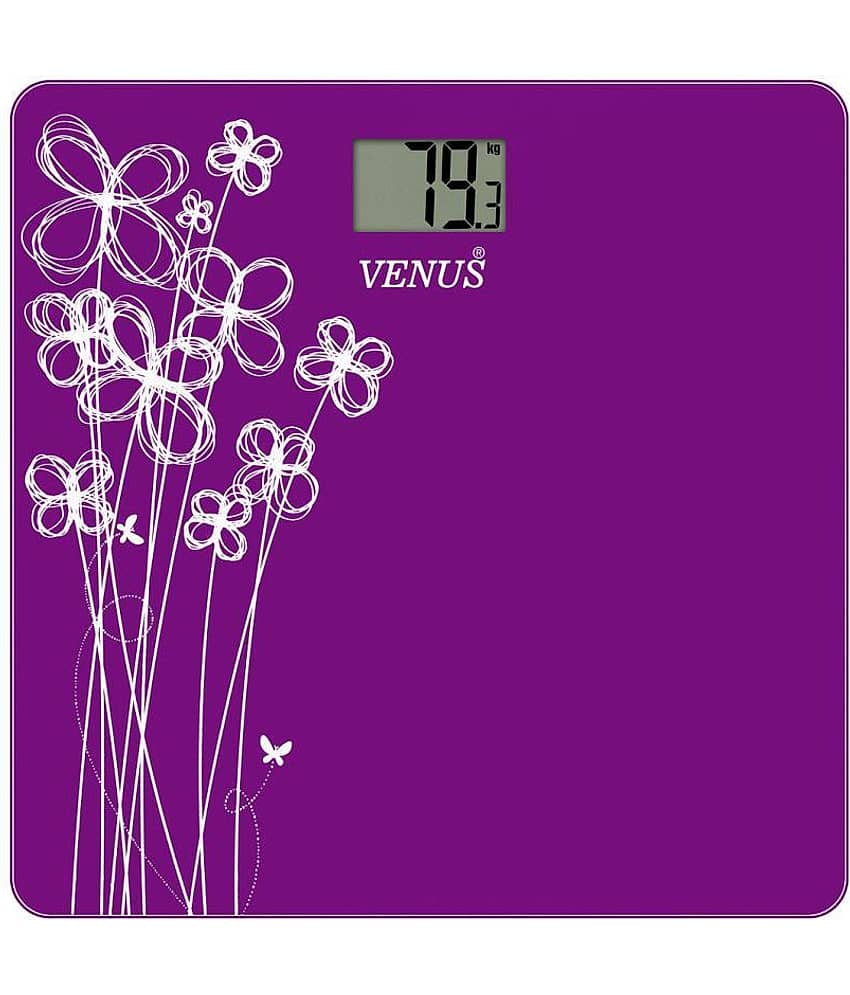 Venus Digital Electronic LCD Personal Health Body Fitness Bathroom Weighing Scale EPS-2001 Purple Purple