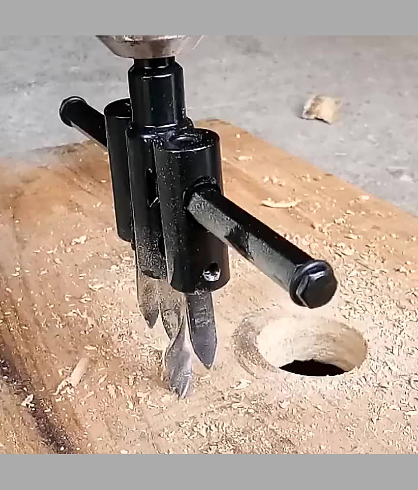 Adjustable Wood Circle Cutter Hole Saw Drill Set 30MM - 120MM view 2