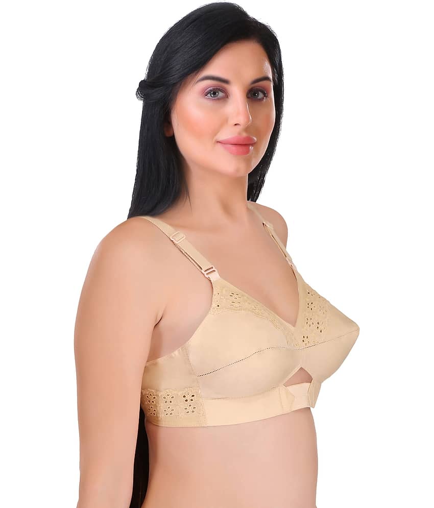 Featherline Pack of 2 Cotton Non Padded Everyday Bra For Women ( Multicolor2 ) view 2