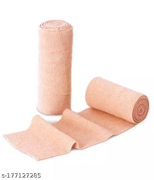 Cruzine Cotton Crepe Bandage with brown clips (Delux) view 2