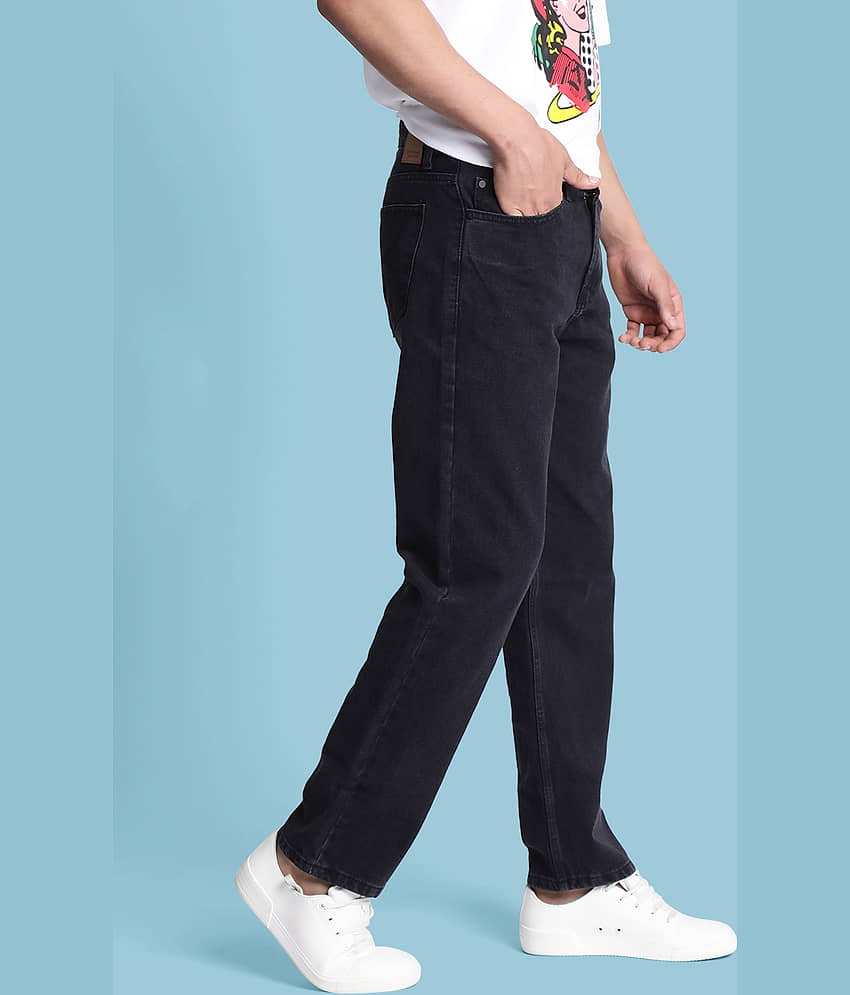 Bene Kleed Relaxed Clean Look Men's Jeans - Black ( Pack of 1 ) view 2