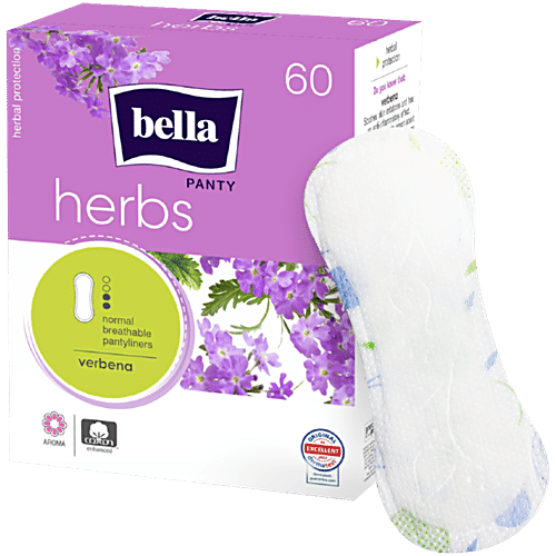 Bella Panty Liners Panty Herbs Normal 60 Pcs