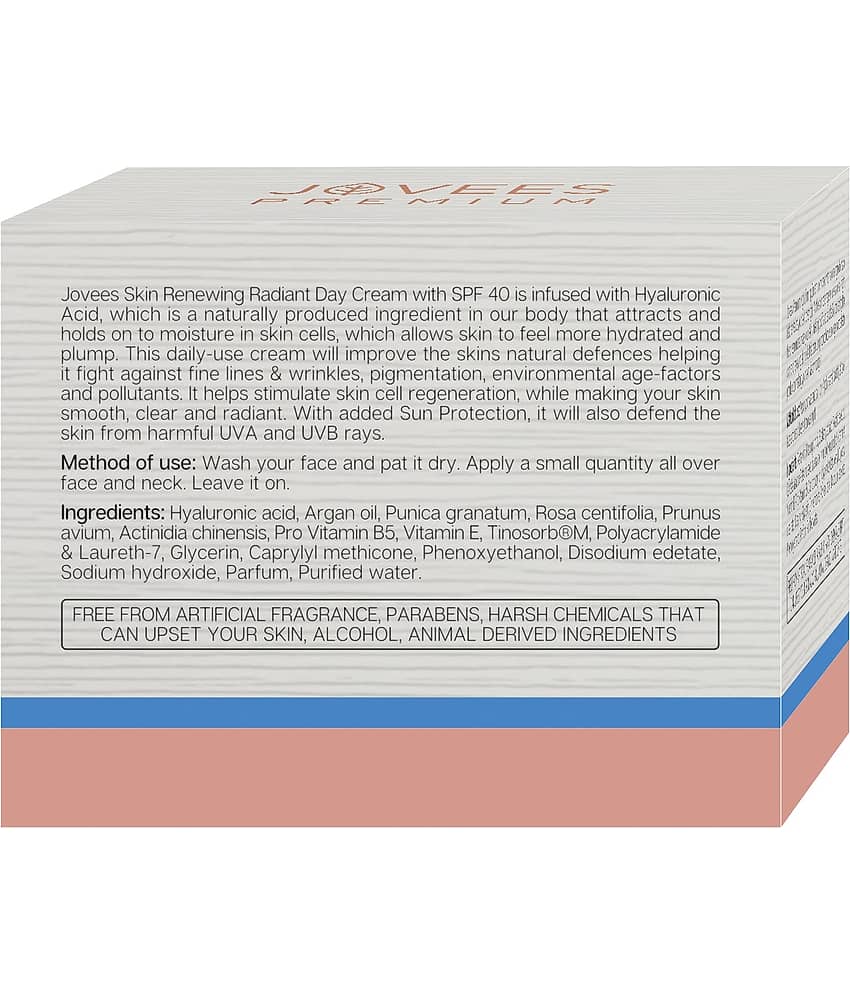 Jovees Premium Skin Renewing Day Cream For Hydrate Skin All Skin Types, 50gm (Pack of 1) view 2