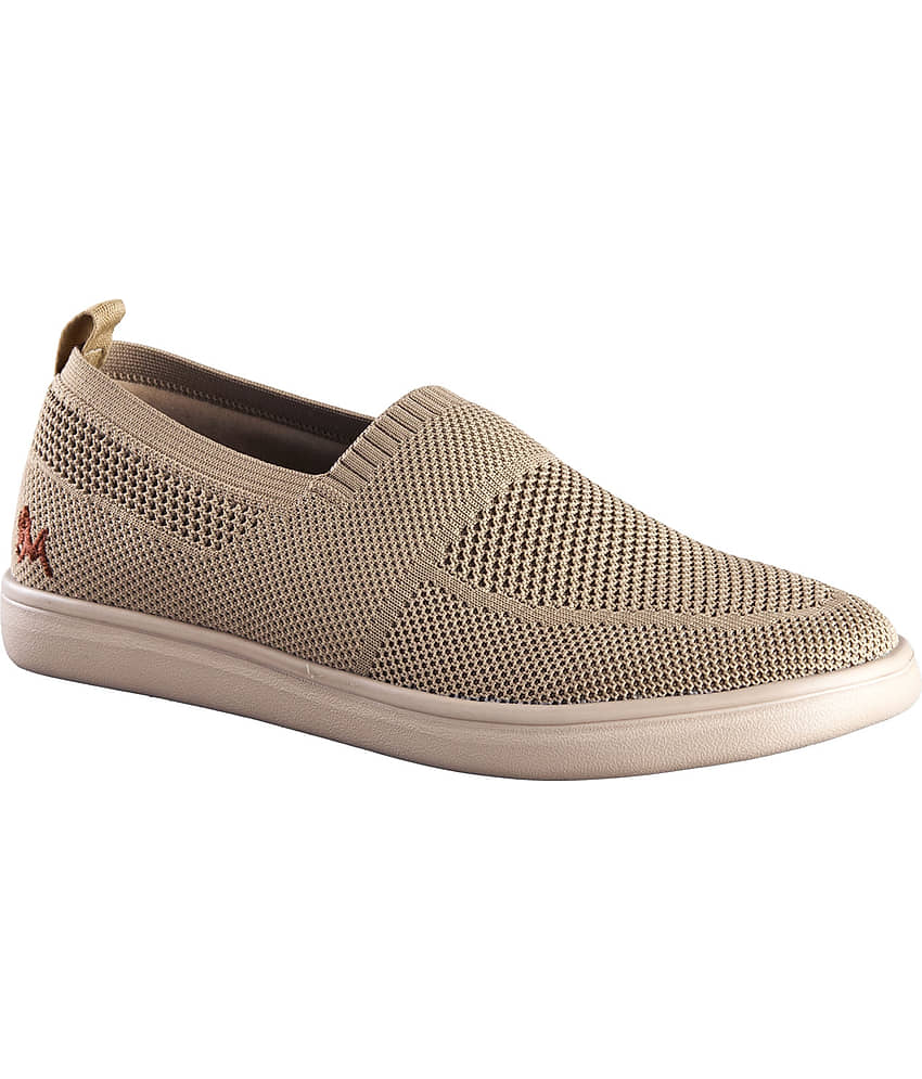 Neemans Beige Men's Slip-on Shoes view 2