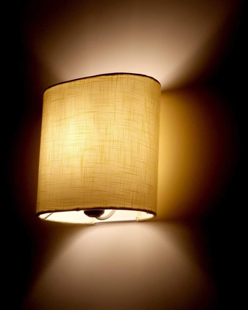 LIGHT ANGLE 7W Wall Lamp, Beige, Square view 2