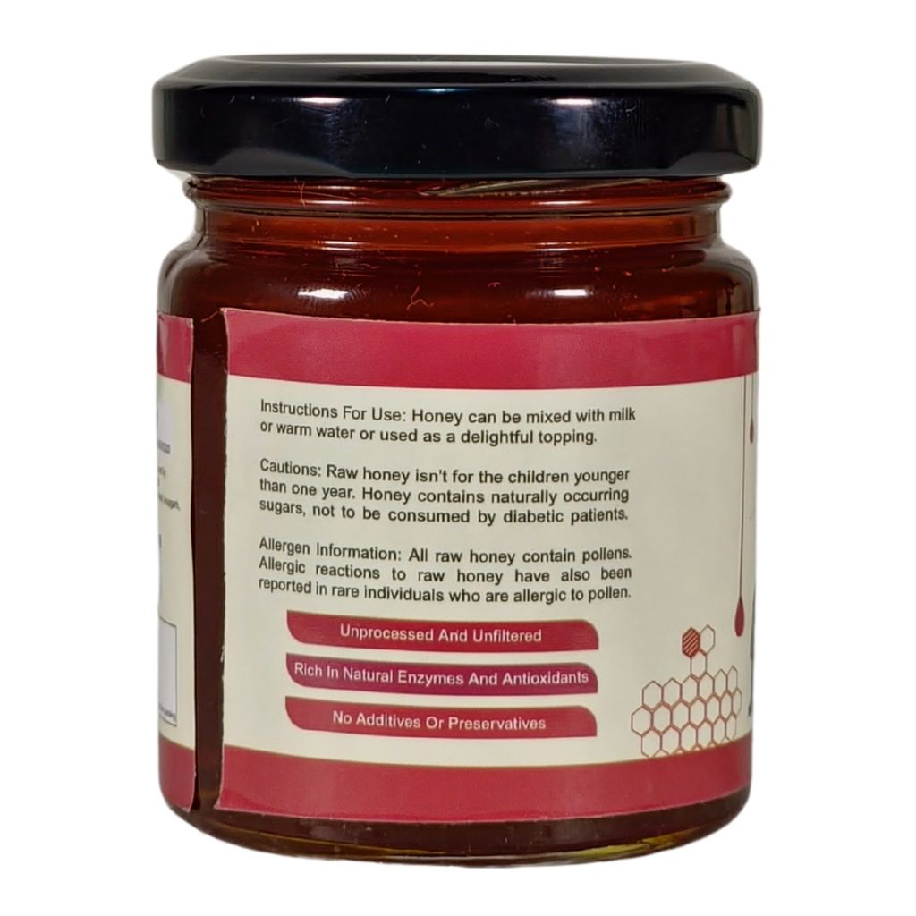 Poshvardhan Pure Raw Unprocessed Berry Sidr Flower Honey - 100% Natural & Unfiltered Honey view 2