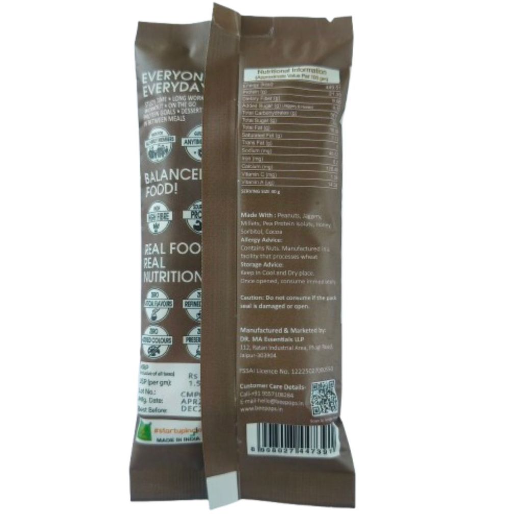 BeePops Protein Bars-Chocolate (30G) view 2