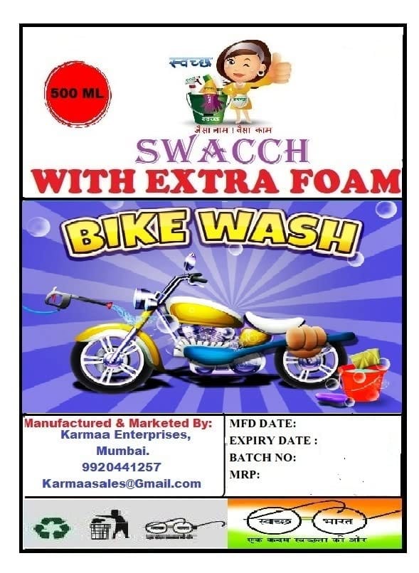 SWACCH BIKE WASH LIQUID 500ML (PACK OF 3) view 2