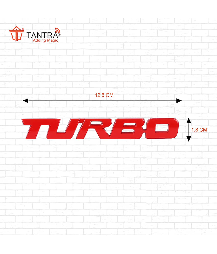 Tantra 3D Logo In Car Sticker view 2