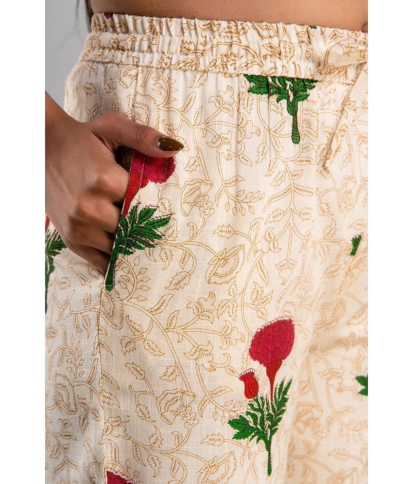 MAUKA - Beige Rayon Women's Palazzo ( Pack of 1 ) view 2
