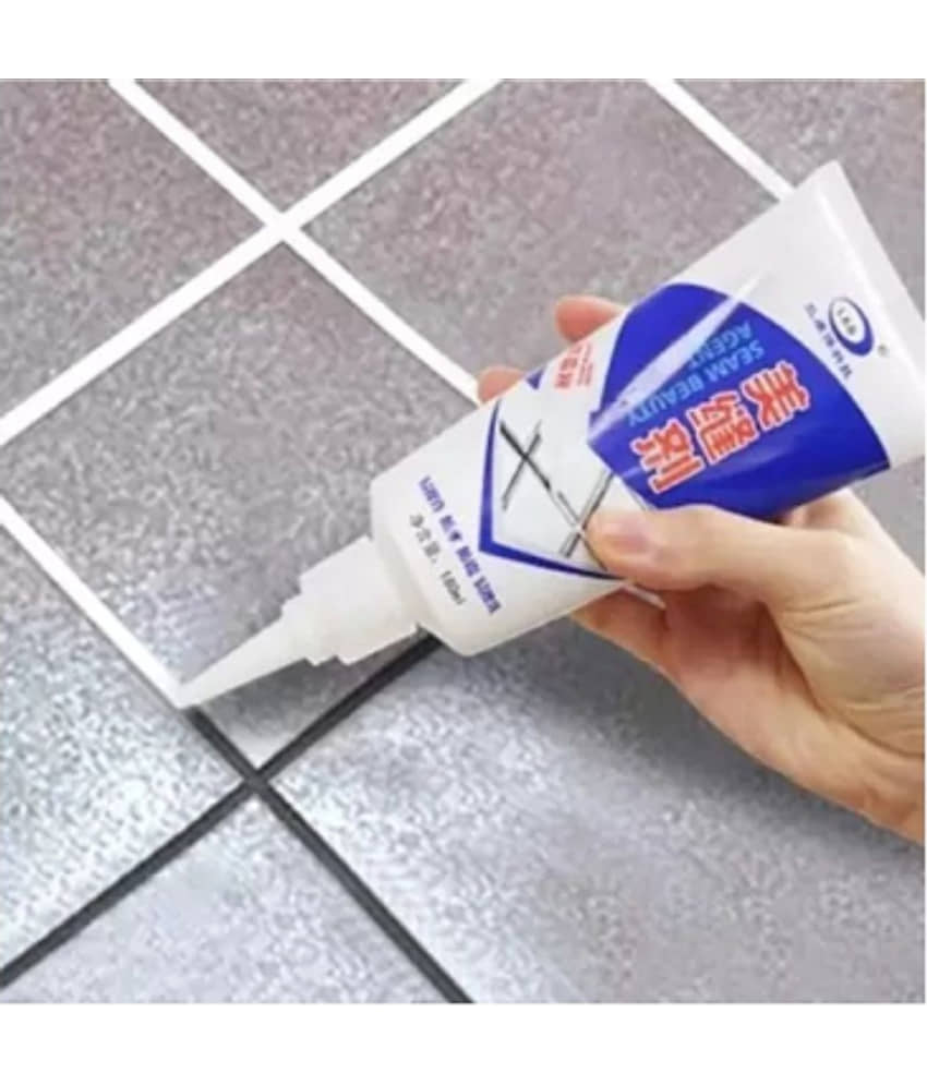 Waterproof Tile Gap Crack Grout Filler Silicone Sealant for Home, Bathroom and Kitchen Pack of 1