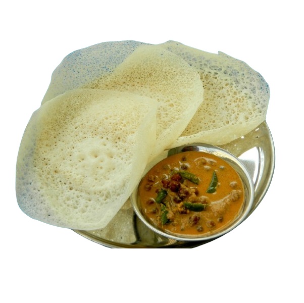 Appam with Veg Kurma 3 Pcs