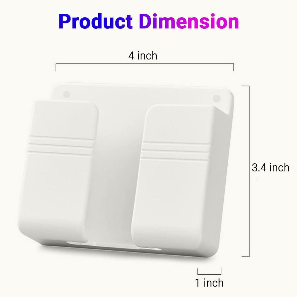 LIRAMARK Wall Mounted Mobile Phone Charging Stand, Storage Holder, Bedside Fixed Rack, Home Organization and Storage Supplies, Bedroom Accessories, Office Accessories, Bathroom Accessories (Pack of 1) view 2