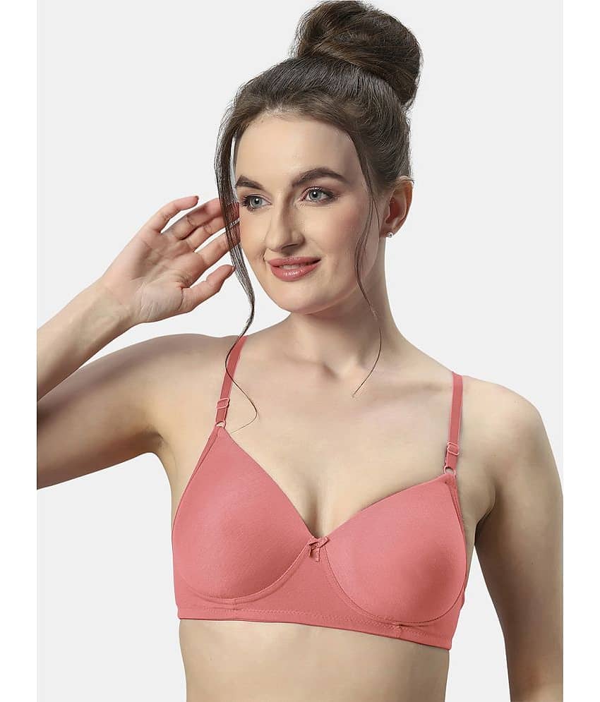 Sonari Pack of 2 Polyester Women's T-Shirt Bra ( Multicolor ) 007ranirpink view 2