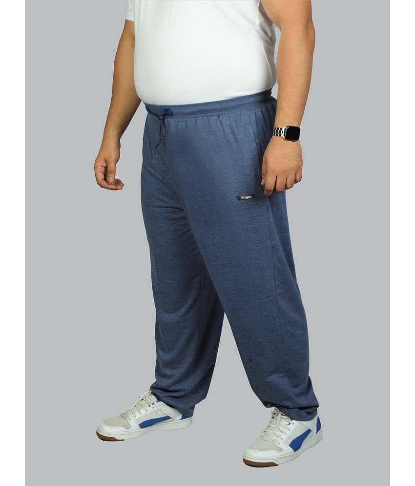 Xmex - Black Cotton Blend Men's Trackpants ( Pack of 1 ) view 2