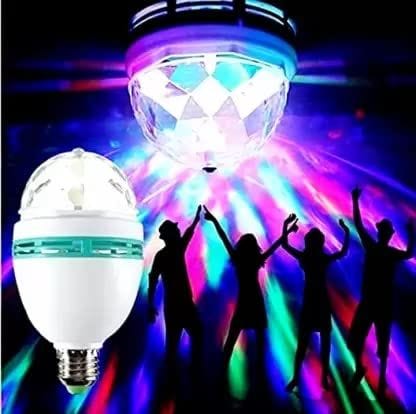 Elecsera Rotating Crystal LED Bulb,LED Light, LED Disco Light for Party,Function,Diwali Single Disco Ball (Ball Diameter: 2.5 cm) view 2