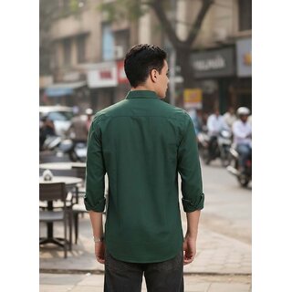 Casualbud Pista Men's Cotton Regular Fit Shirt view 2