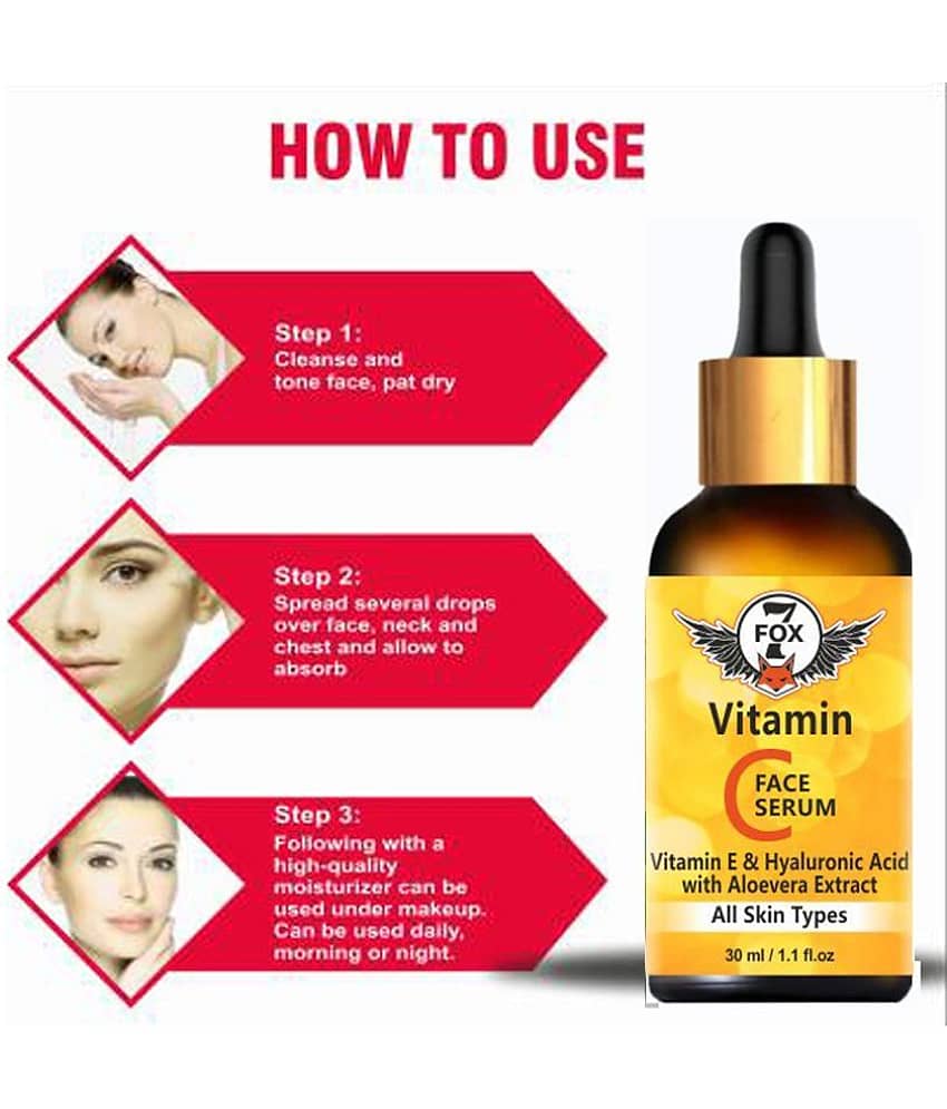 7 FOX Vitamin C Serum - Skin Whitening & Anti Ageing Face Serum 30 mL view 2