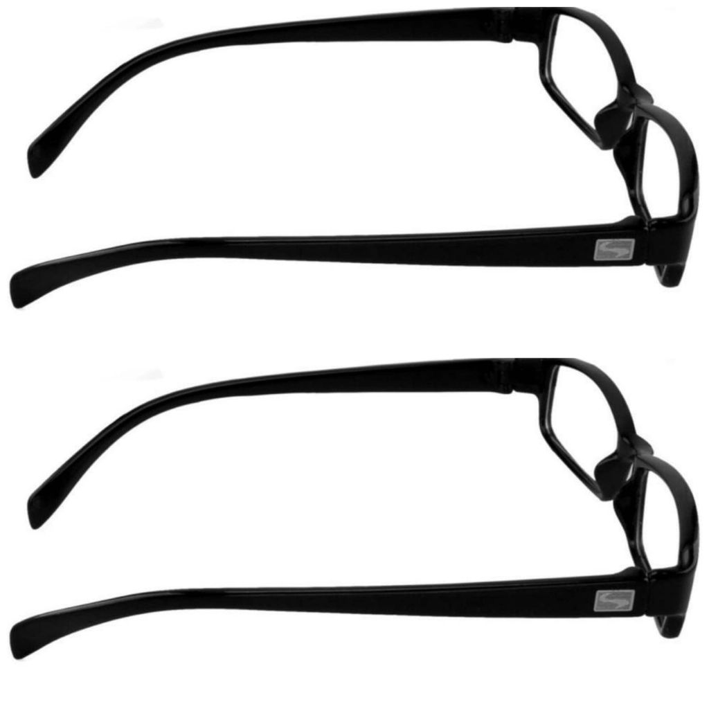 Jodykoes Half Eye Shape Light Weight Frame (Pack of 2) (Black & Black) view 2