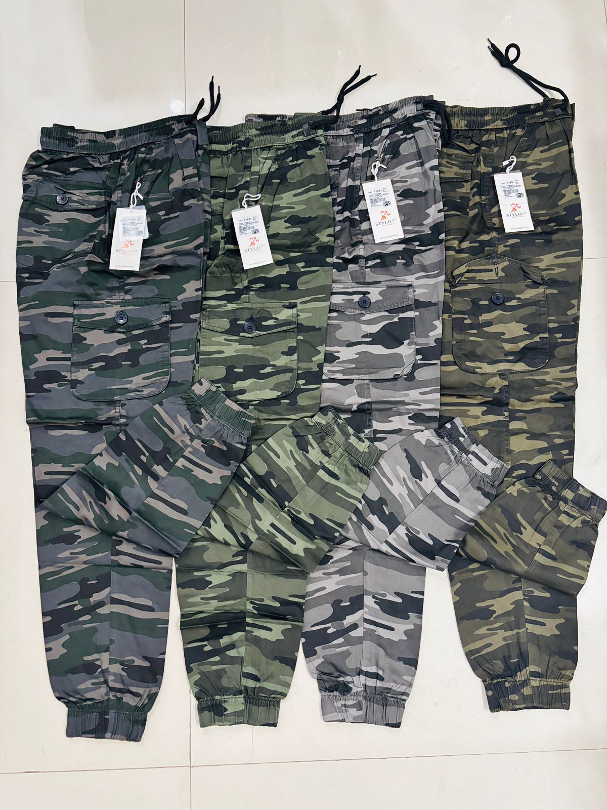 Stylo7 Army Print Jogger (Size - 2XL)