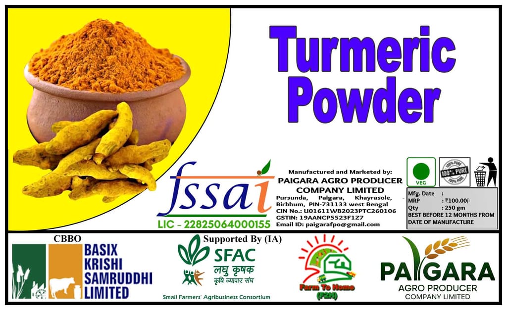 Turmeric Powder 250 gm - Premium Haldi Spice view 2