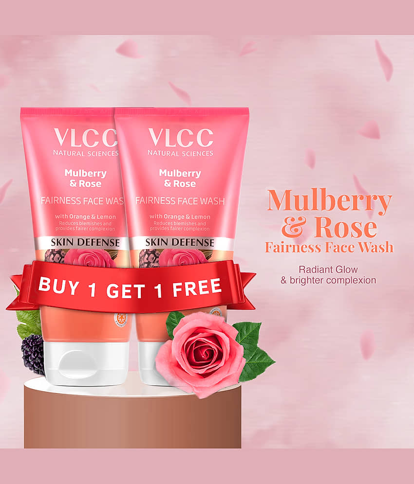 Vlcc Mulberry & Rose Facewash , 300Ml , Buy Oneget One(Pack Of 2) view 2