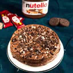 Choco-nutella Double Layer Cake
