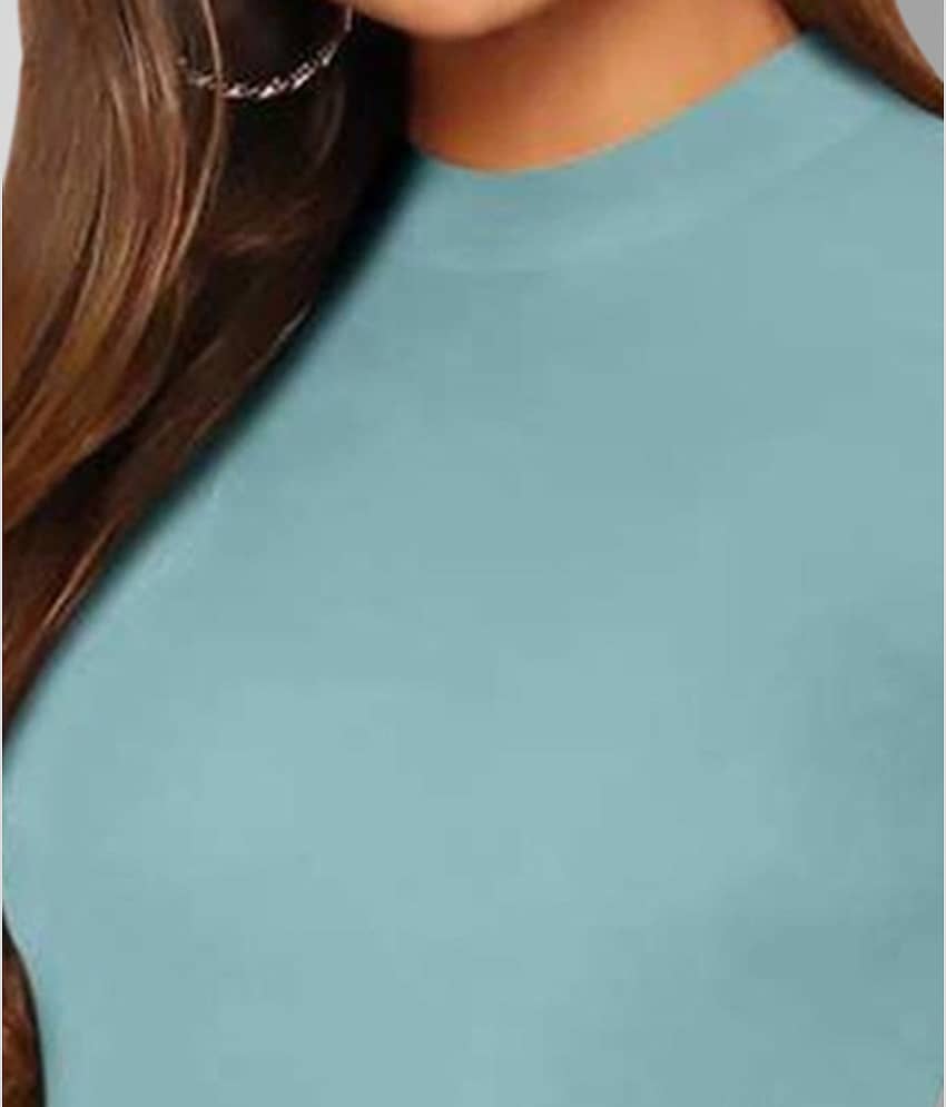 Dream Beauty Fashion Women's Cotton Blend Regular Top ( Green ) view 2