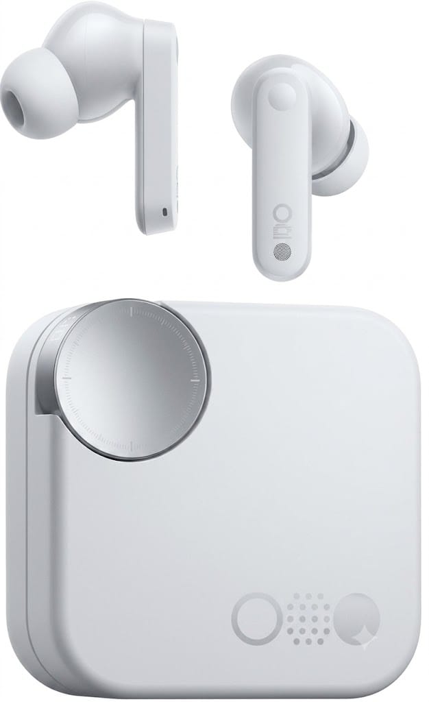 Premium Wireless Bluetooth 5.3 Earbuds with Touch Control, HD Calling Mic, Deep Bass, Type-C Fast Charging Case, Low Latency TWS Earphones for Music, Calls & Gaming (White) view 2
