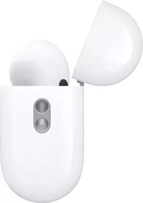 L&T World AirPods Pro (2nd generation) with MagSafe Case (USB-C) Bluetooth Headset (White, True Wireless) view 2