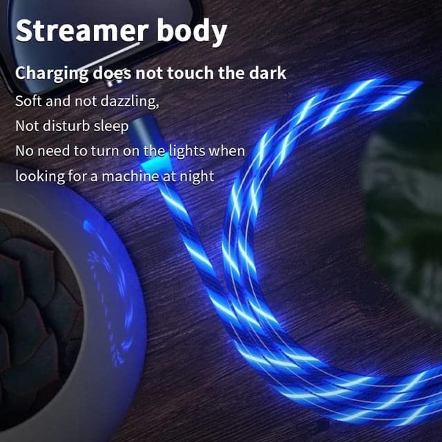 XBLAZE X CABLE METEL MAGNATIC CHARGING CABLE LIGHTNING,USB C,MICRO USB(WITH LIGHTING WIRE) view 2