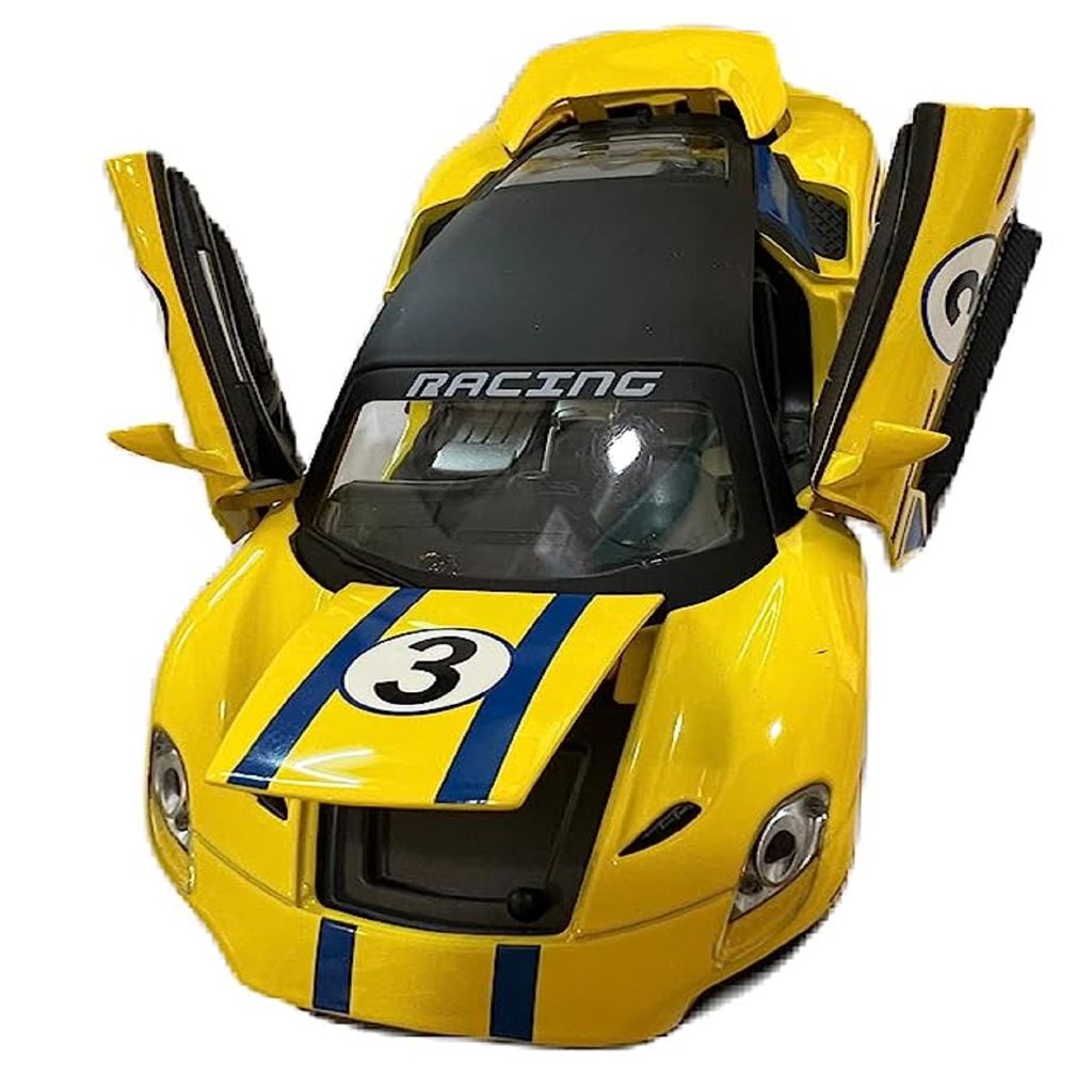 KTRS ENTERPRISE Maserati Alloy Metal Pull Back Die-cast Car Scale Model 1:22 with Sound Light Mini Auto Toy for Kids view 2