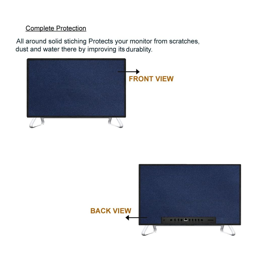PalaP Super Premium Dust Proof Monitor Cover for ASUS All in ONE Desktop 24 inches (Grey) view 2