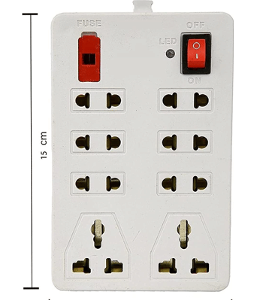 eSYSTEMS 8 Socket Extension Board view 2