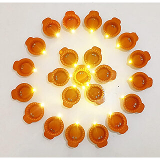 Water Sensor Led Diyas Candle-pack of 12 Candle(Multicolor, Pack of 12) view 2