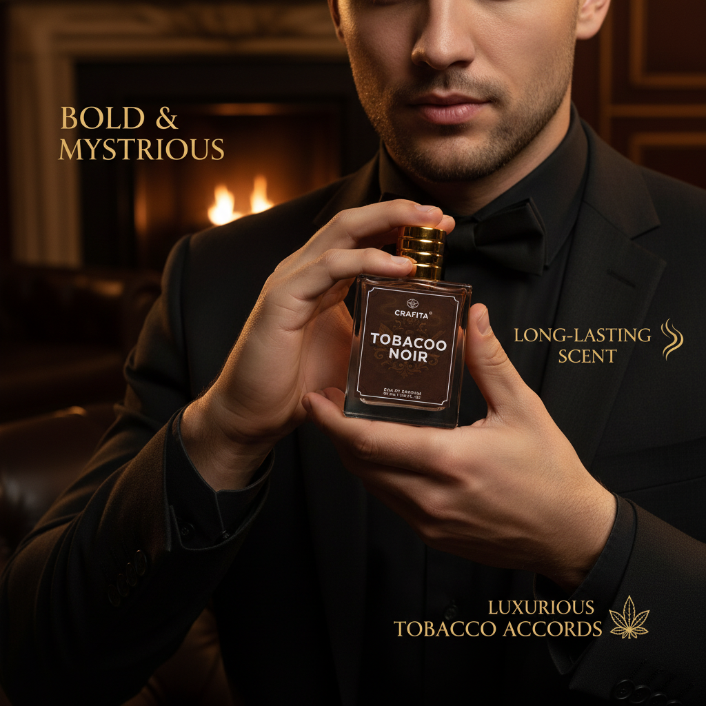 Manculine -Tobacoo Noir Men's Perfume | Luxurious Bold & Long-Lasting Premium Scent | 50mL view 2