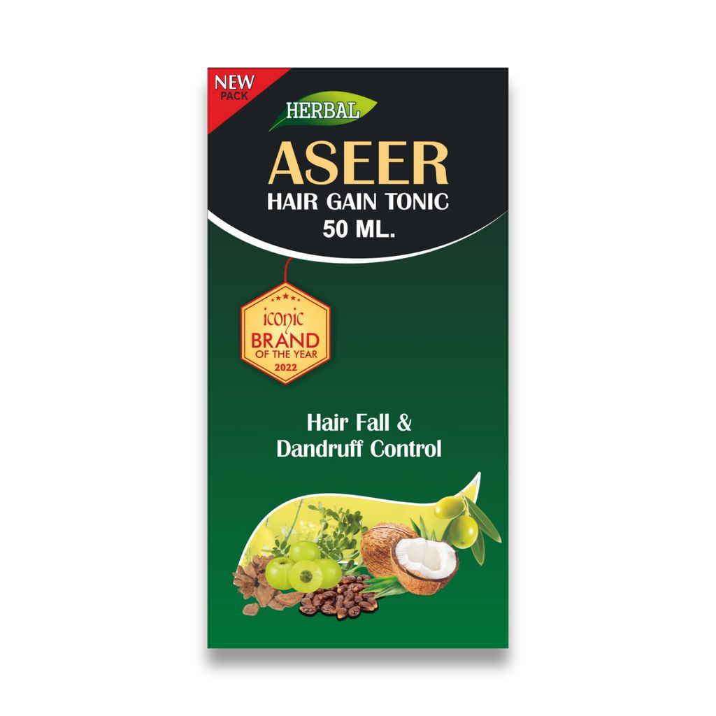 Mahida and Sons Aseer Hair Gain Tonic | Hair Fall Control Oil | Dandruff Relief | Helps Prevent Premature Greying | Promotes Hair Growth for Men & Women | Supports New Hair Growth | Enriched with 14 Herbal Ingredients view 2