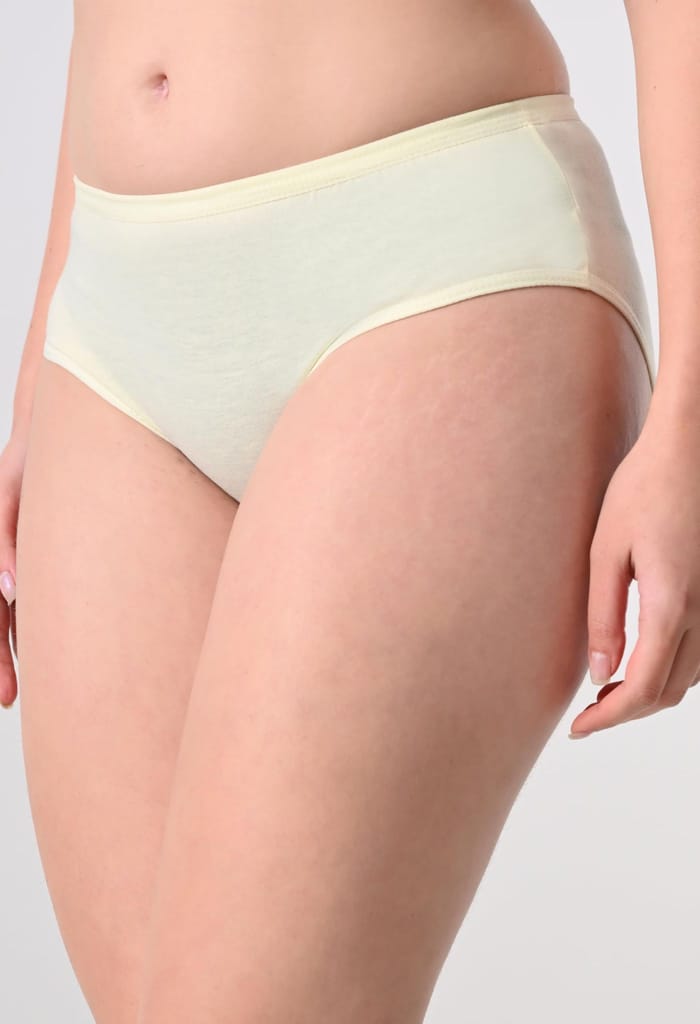 FAIROSTORE Women's Cotton Panties Comfortable Solid Panties Multicolor(XXL 100 cm) Panties (Pack of 3) view 2