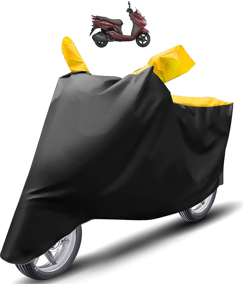 Caronix Bike Body Cover for Suzuki Burgman Street ( Pack of 1 ) , Yellow