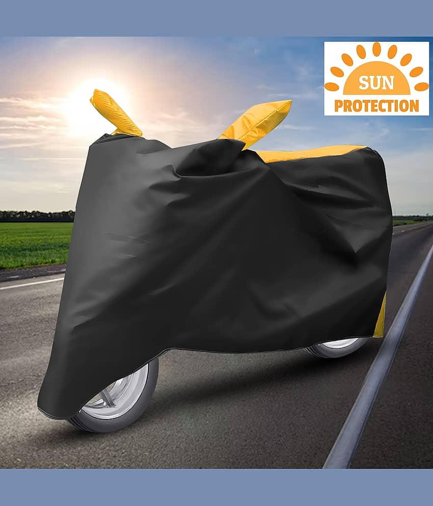 Caronix Bike Body Cover for Suzuki Burgman Street ( Pack of 1 ) , Yellow view 2