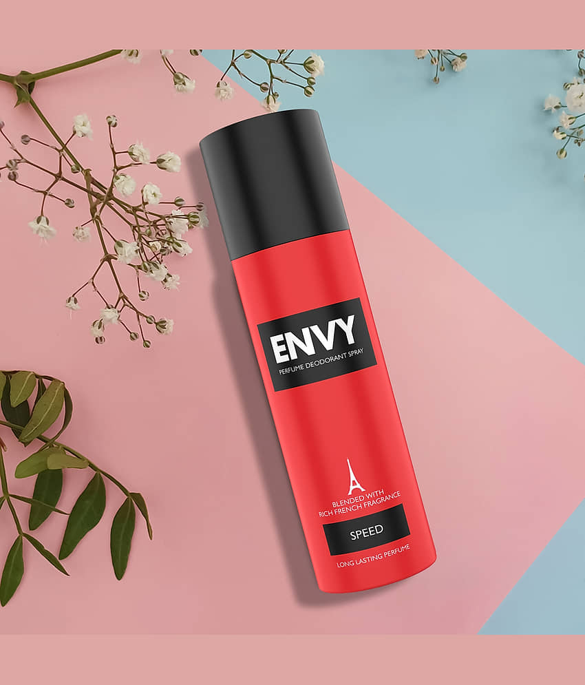 Envy Speed & Nitro 120 ml Each Deodorant Spray for Men 240 ml ( Pack of 2 ) view 2