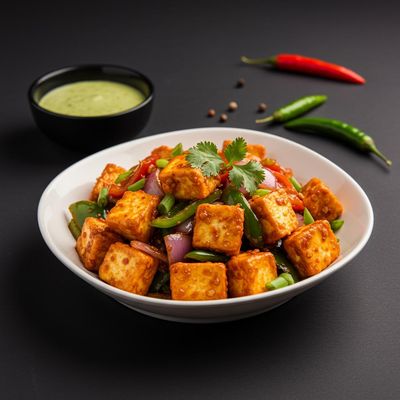 Paneer Chilli Salad
