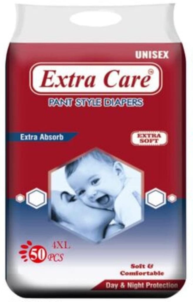 Alizee Extra Care Natural Baby Green Wipes with Lid 80 piece + Extra Absorb Pants Style Baby Diapers (100 Counts) | Combo of Diaper & Wipes view 2