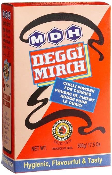 MDH Spices | Deggi Chilli Powder | Deggi Mirch | 100 gm Each | Pack of 2 | 200 Gm Pack view 2
