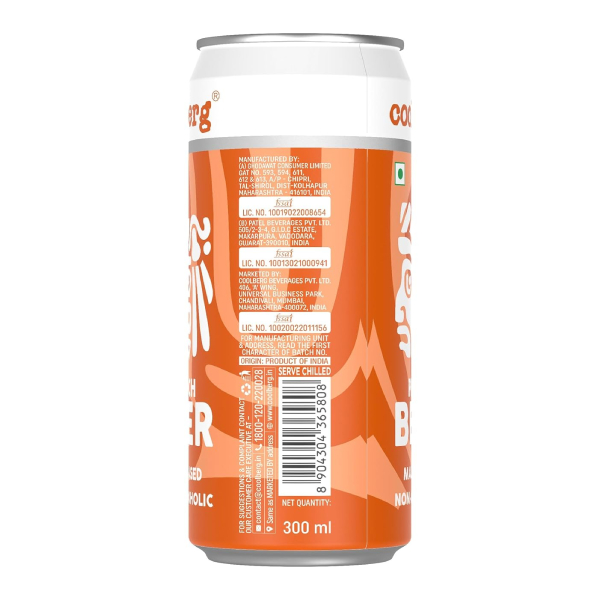 Coolberg Peach Beer 300 Ml view 2