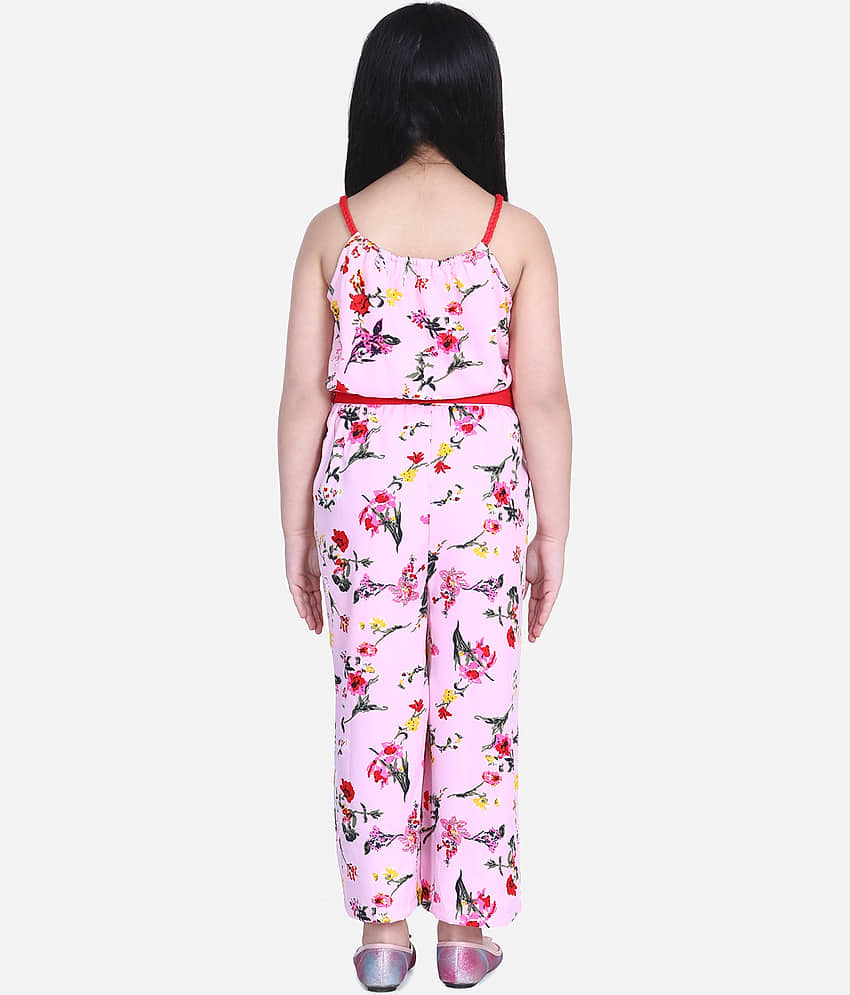 StyleStone Girls Polyester Jumpsuit ( Pack of 1 , Pink ) view 2